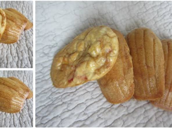 Madeleines salées poivrons rouges et massalé