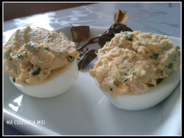 Oeufs mimosa au thon