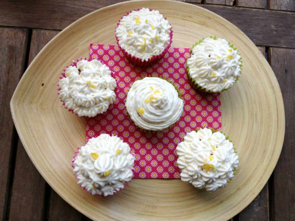 Cupcakes citronnés aux pépites de chocolat