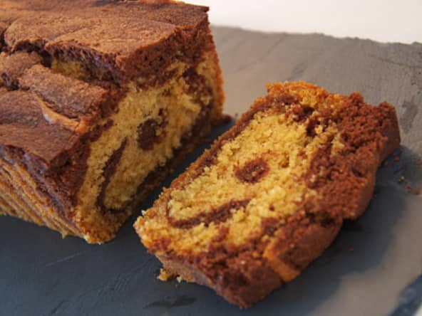 Le cake marbré