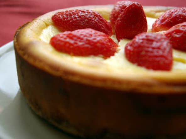 Cheese cake fêve tonka et shortbread millionnaire