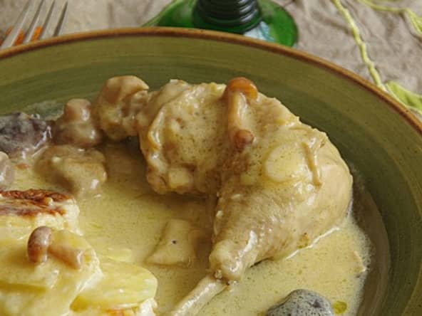 Poulet de Bresse à la crème