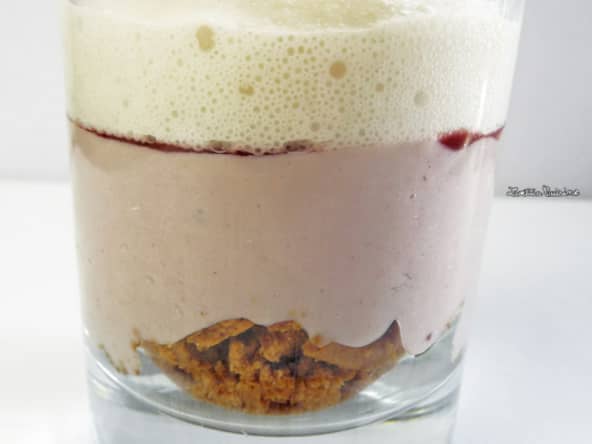 Verrines de cheesecake à la framboise