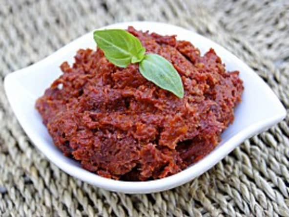 Caviar de tomates séchées