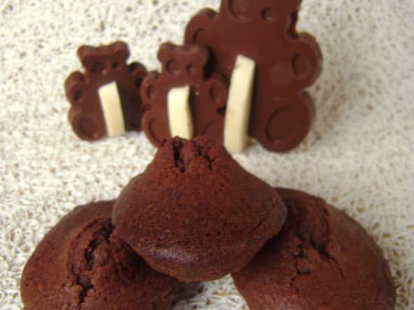 Madeleines chocolat et noix de coco