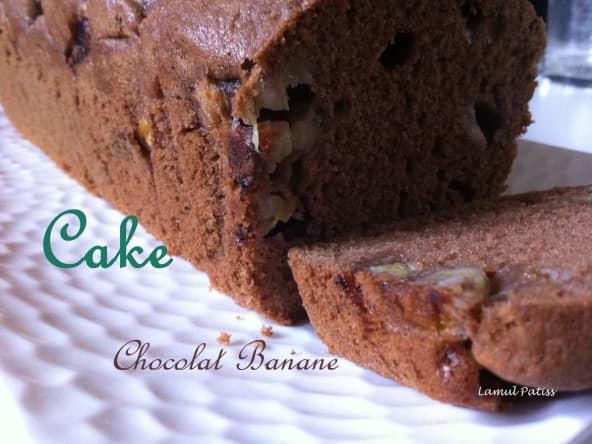 Cake chocolat banane