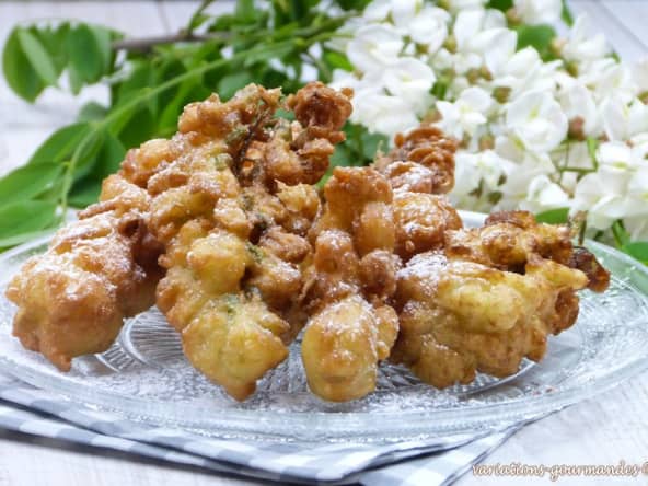 Beignets de fleurs d'acacias