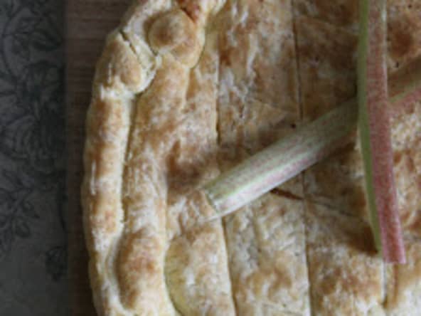 Chausson à la rhubarbe