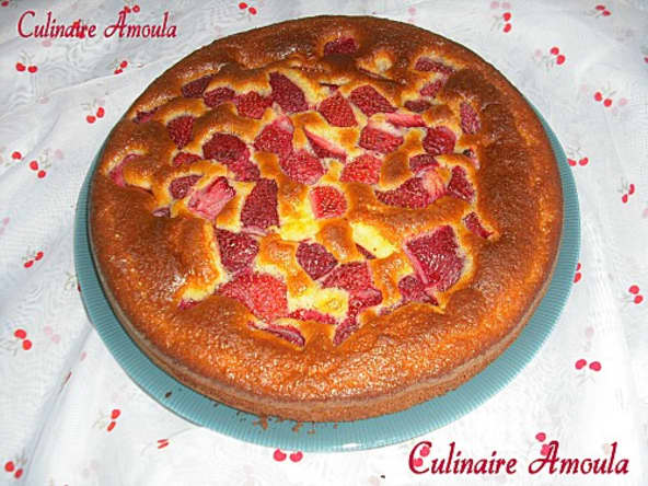 Moelleux aux fraises