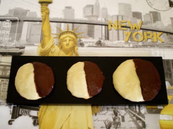 Black and white cookies