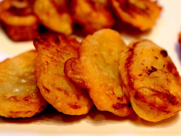 Tempuras de bananes
