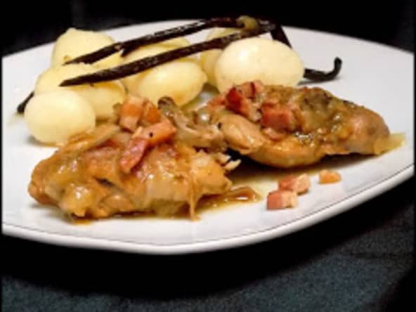 Poulet à la vanille