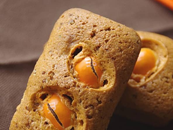Financiers gourmands aux M&Ms
