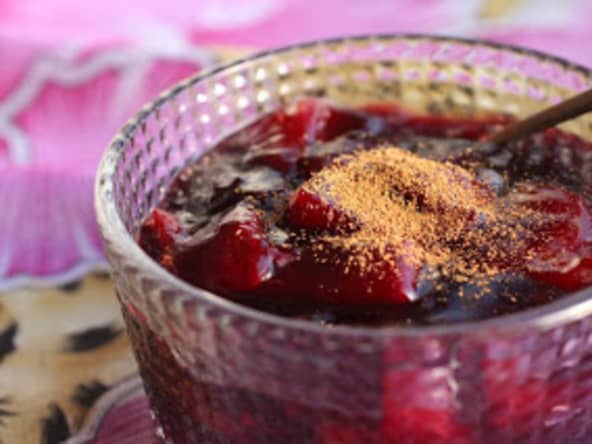 Mazamorra morada comme au Pérou