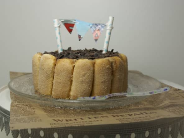 Charlotte chocolat et vanille