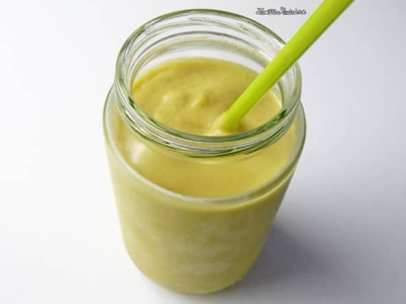 Velouté de concombre au lait de coco et à la menthe