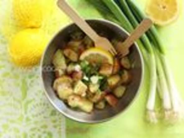 Salade de pommes de terre citronnées