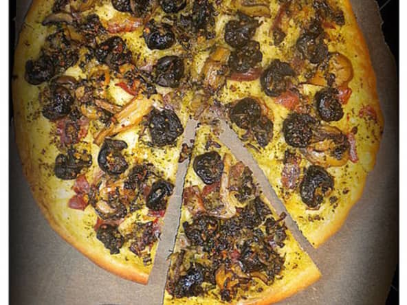 Pizza chic aux escargots