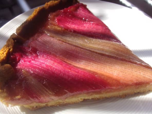 Tarte à la rhubarbe comme Philippe Conticini