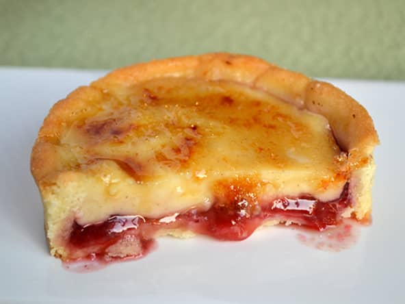 Tartelettes catalanes à la framboise