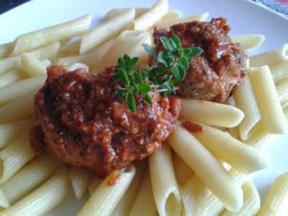 Boulettes de viande au boeuf et dinde
