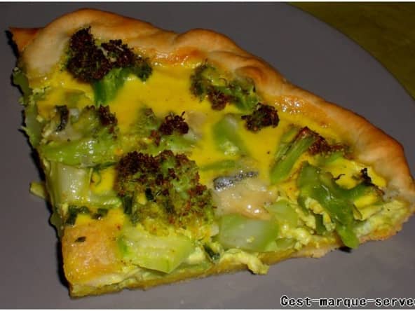 Tarte brocolis gorgonzola