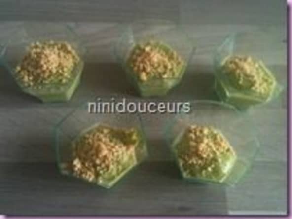 Verrine de petit pois