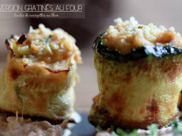 Les roulés gratinés au four