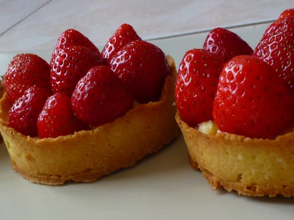 Tartelette aux fraises