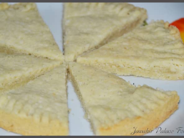 Eventail sablé à la vanille