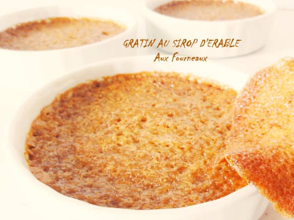 Gratin au sirop d'érable