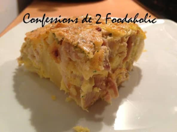 Tajine tunisien aux pommes de terre et thon