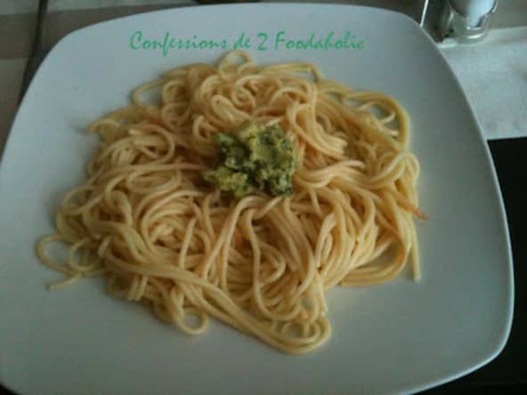 Spaghetti au pesto