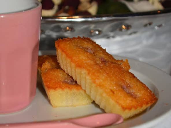 Financiers à la framboise