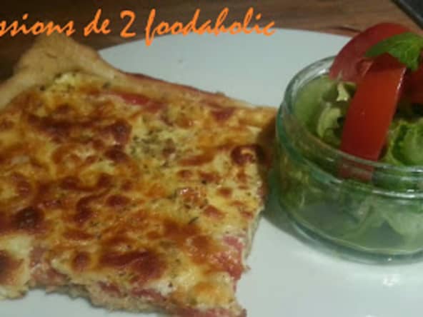 Quiche au thon à la tomate et feta