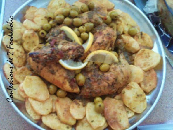 Poulet aux olives