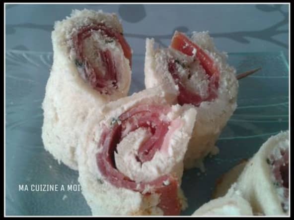 Roulés au jambon