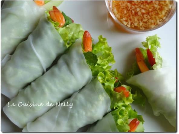 Rouleaux d'Eté aux Crevettes
