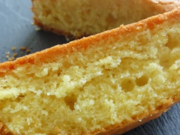 Cake au citron et fleur d'oranger