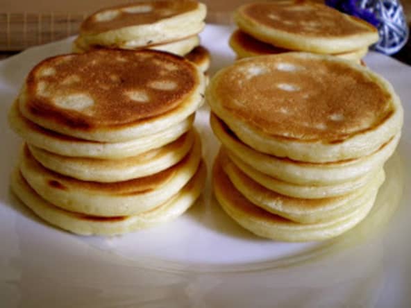 Mini blinis moelleux rapides à préparer