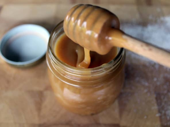 Sauce caramel au beurre salé et au mascarpone de Trish Deseine