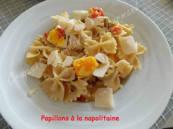 Pâtes papillons à la napolitaine