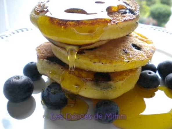 Blueberry pancakes