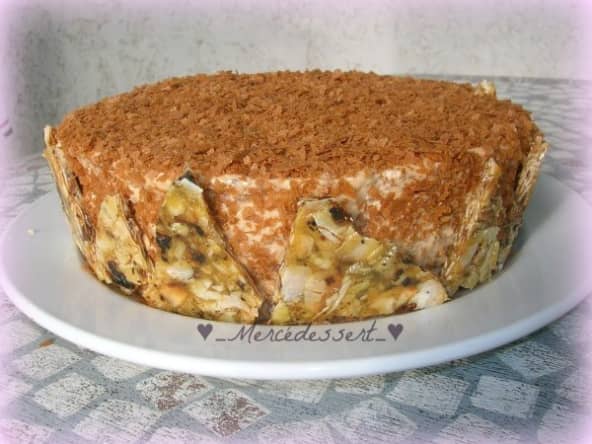 Noisetier mousse au chocolat pralinoise et gavottes