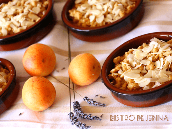 Crumble abricots caramélisés