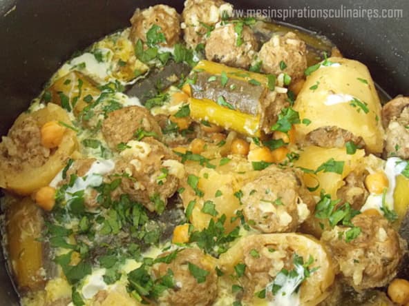 Dolma courgettes pomme de terre