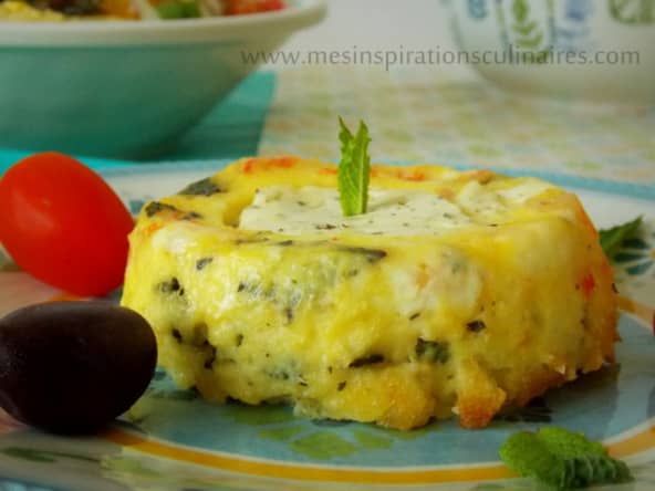 Tatin de crevette et fromage de chèvre