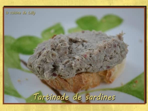Tartinade de sardines au wasabi