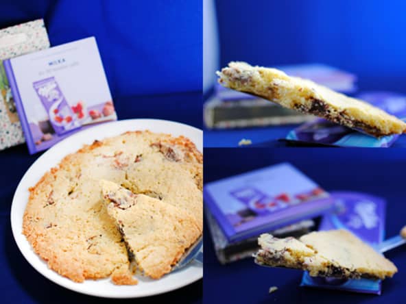 Cookie géant au Milka et à la Stevia