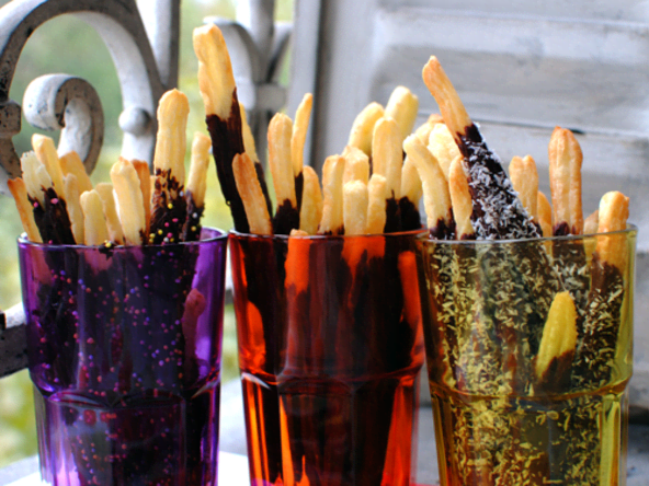 Mikados chocolat et coco-choco